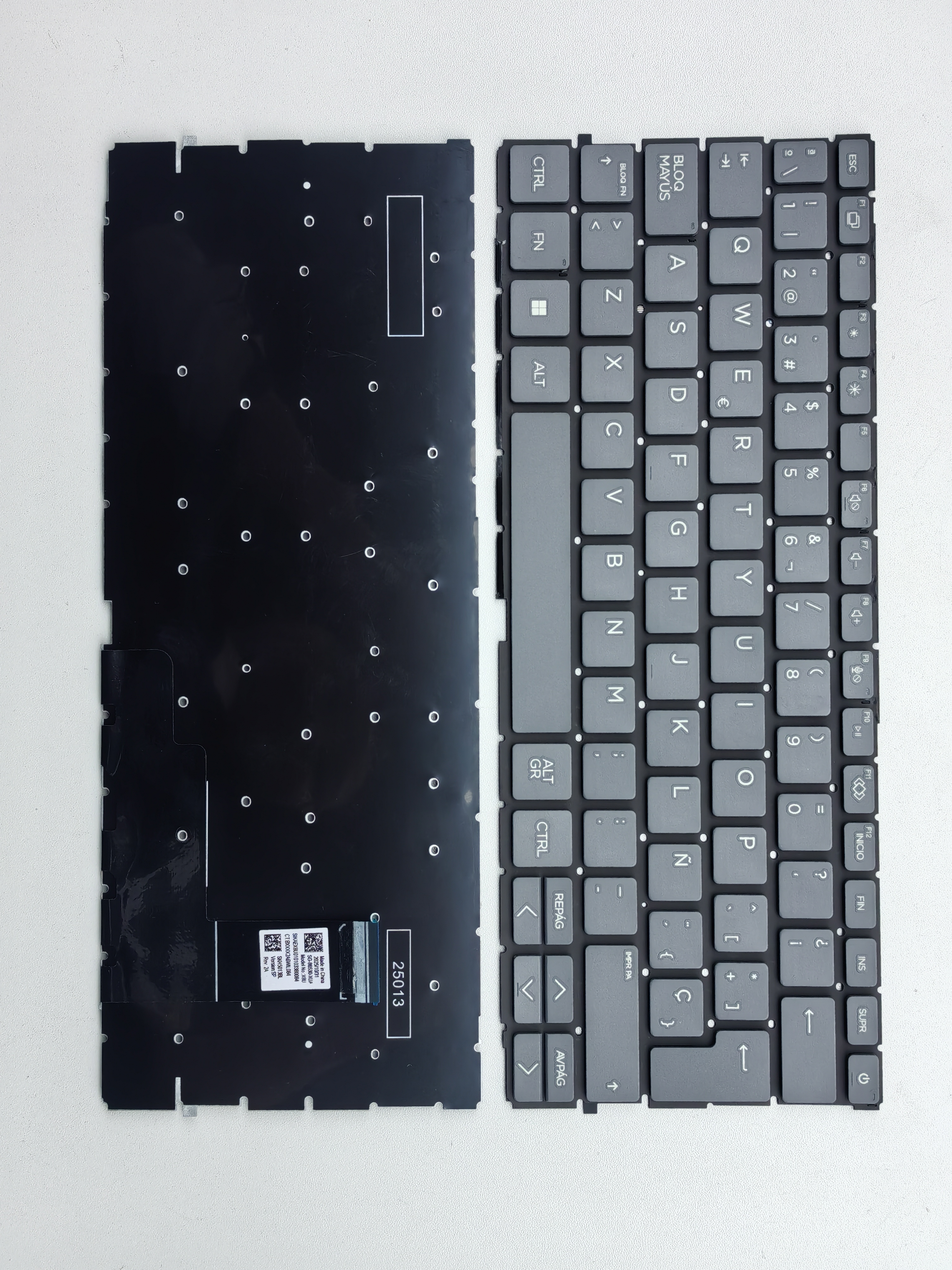 Picture of New Replacement Laptop Keyboard For HP 440G11/445G11/840G11/840G11/640G11/645G11 Grey (OEM) SP Layout